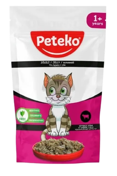 PETEKO POUCH YAŞ MAMA SIGIR ETLİ - 24'LÜ .2